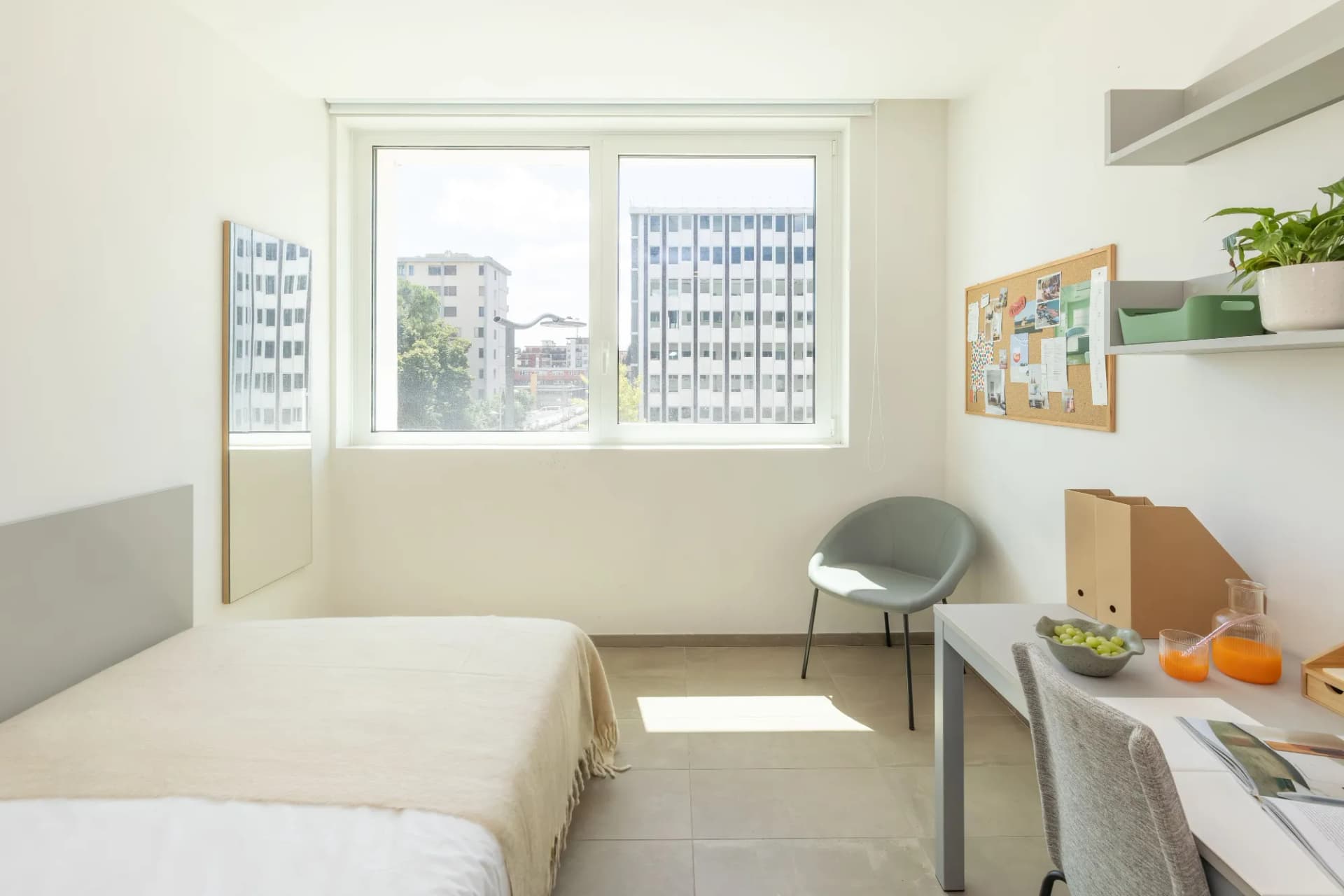 Monolocale Classic con vista sul cortile a Florence 3